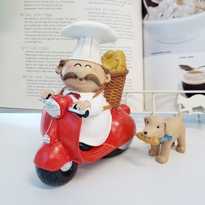 빵배달 주방장 구스토와 강아지 스쿠터 2p set