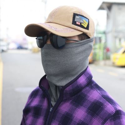 고급 니트 민자 기모 넥워머 포근 패션 방한 목도리 