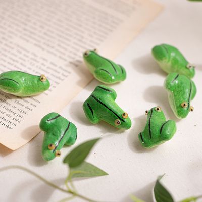 스티로폼 개구리 모형 10개