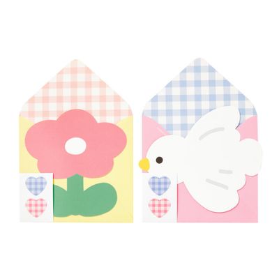 아트박스 튤립&새 세트카드