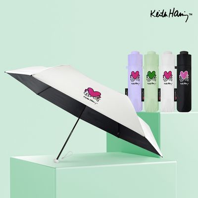 [1+1] 키스해링 7K 카본 워킹하트 3단 양우산