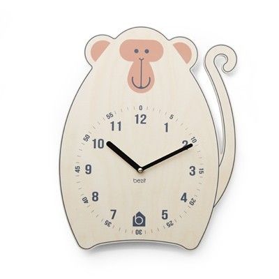 [BEZIT] TALENTED MONKEY Wall Clock(무소음벽시계)