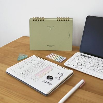 오첵 2026 날짜형 위클리플래너 더링위크