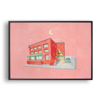 Be nice / 일러스트 액자