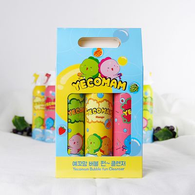 [예꼬맘] 버블펀 클렌저 200ml 3개 (+기프트패키지)