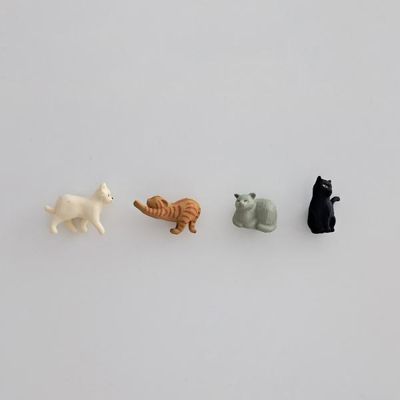 [MIDORI] mini magnet - cat