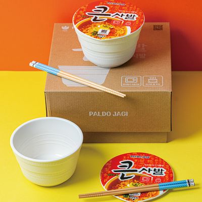 [팔도자기] 큰사발 / 더 큰사발 (도자기 컵라면 용기)