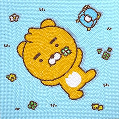DIY 보석십자수 카카오프렌즈 파크 리틀 라이언 25x25