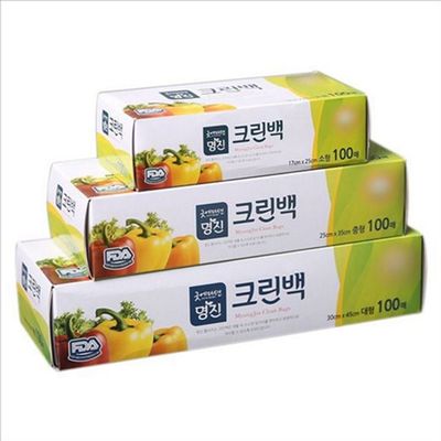 식료품 음식물 보관 백 냉장 과일 보관 봉투 위생 지퍼(WFLPA86)