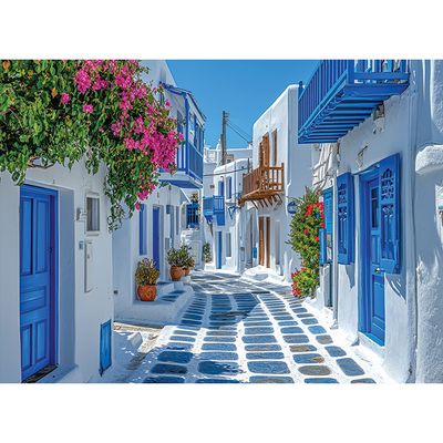 산토리니의 골목길 미니 직소퍼즐 1000피스 해외풍경
