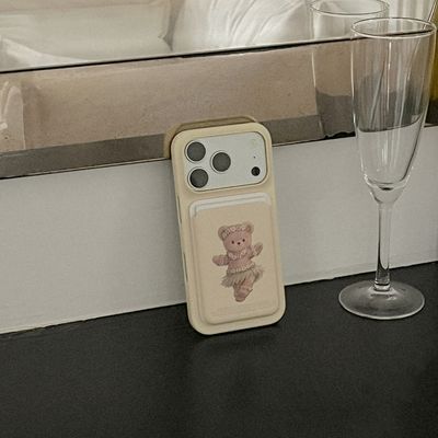 hula bear 디자인 [맥세이프 카드슬롯]