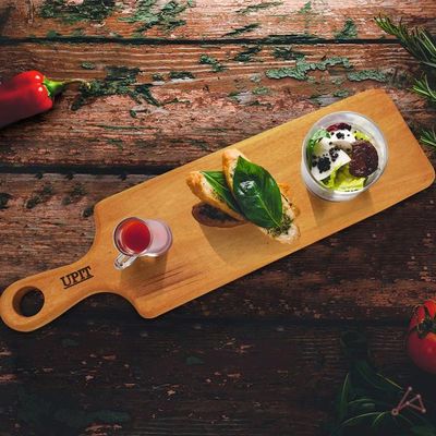 [와인앤쿡]마호가니 손잡이 원목 도마 1개