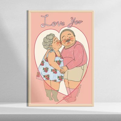 Love U, 봄사무소 BEST작품 신혼부부 선물 이사 그림