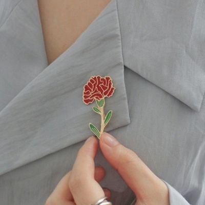 스승의날 카네이션 브로치 코사지 어버이 날 브로치