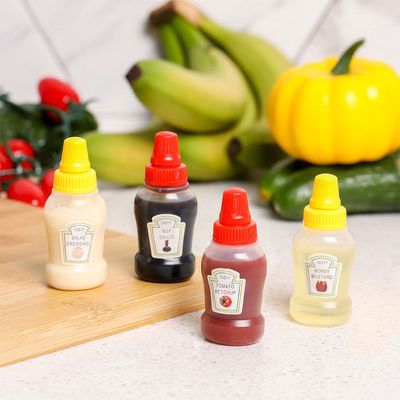 도시락 꾸미기 소스통 4p 머스타드 마요네즈 R376