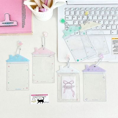 투명 카드 인형 홀더 4p 포카 포장 포토카드 케이스(WFL659V)