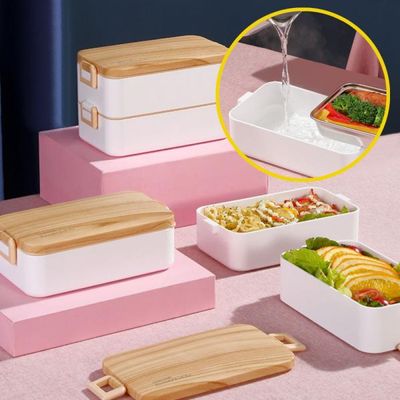 보온 스텐 도시락통 직장인 사각보온도시락 2단 K252