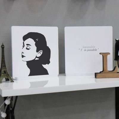 bh411-스탠드액자2P_오드리햅번일러스트