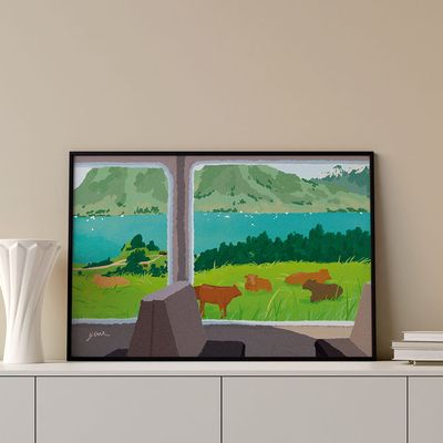 기차여행, 황예나 작가 그림