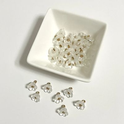 은방울꽃 비즈 재료 끈갈피 식물 화분 만들기 키링 