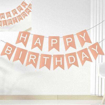 생일가랜드 파티장식 배너 포토존 꾸미기소품 테이블세팅 풍선 현수막 인테리어 핑크세트 파티장식배너 실(WFPHK21)