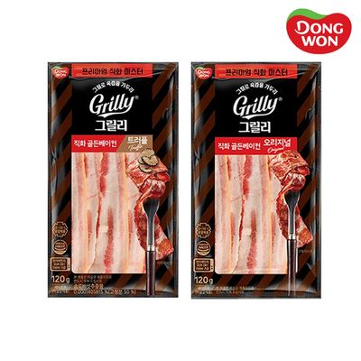 [동원] 그릴리 베이컨 120g x 4개(오리지널/트러플)