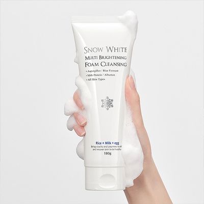 스노우화이트 멀티 브라이트닝 폼클렌징 180g