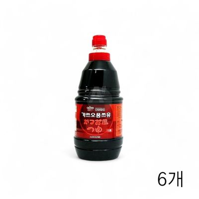 WL 이엔푸드 가쓰오풍 쯔유 1.8L X 6개 식자재우동소스 식당용 업소용 우동육수 장국소스(WFLQQHD)
