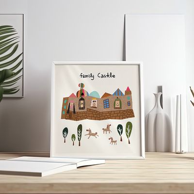 Family castle, 차윤아트 작가 그림