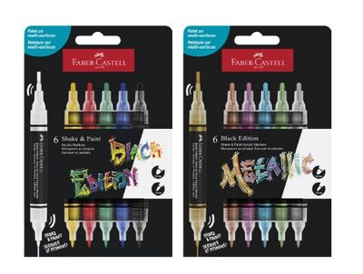 [파버카스텔] 블랙에디션 마커 6입 (2종 택)