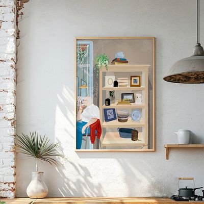 일상 속 여행, 황예나 작가 인테리어 거실 그림 
