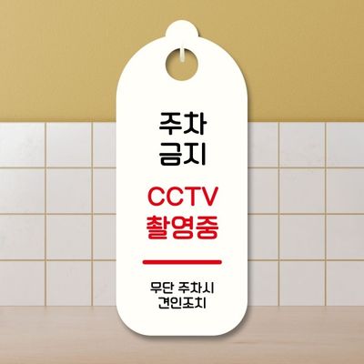 표지판 안내판 팻말 S9 215 주차금지 CCTV(WD707D2)