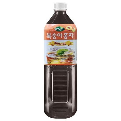 자연생각 액상 복숭아홍차 980ml/음료 녹차