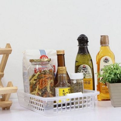 다용도 냉장고 정리함 플라스틱 냉장고 수납함 식료품 투명 틈새 트레이(WFLU6OJ)