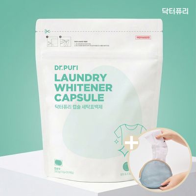 닥터퓨리 캡슐표백제 13g 30입+30입(세탁망 증정)