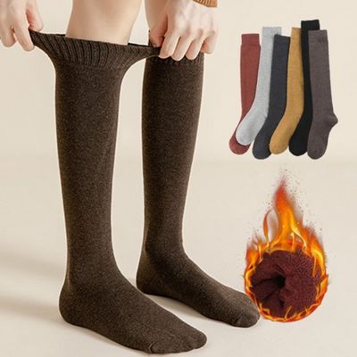 여성 겨울 방한 기모 수면 오버 삭스 스타킹 양말