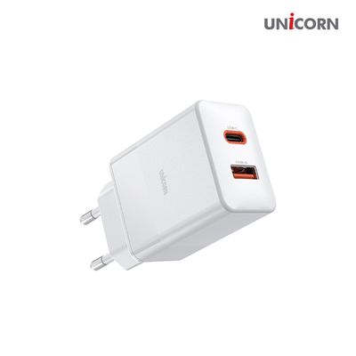 유니콘 KA-250PD 듀얼 2포트 25W PD 멀티 고속충전기 