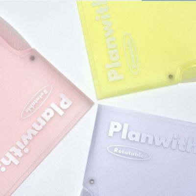 플랜위드 고급 A4 서류보관 클리어 파일 3개 세트 1+1