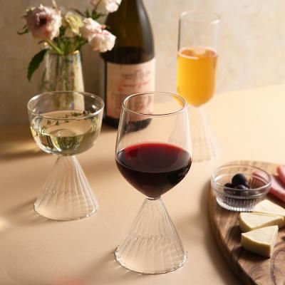 레벤호프 웨이브 와인잔 에이드 홈카페유리컵(4size)