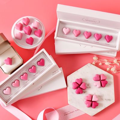 디유 발렌타인데이 수제 초콜릿 선물 로지하트 5구