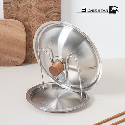 실버스타 304 올스텐 냄비뚜껑 조리도구 거치대