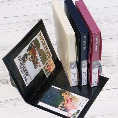 [Nakabayashi] 3x5,4x6사이즈 동시 수납하는.....나카바야시 2단 포켓앨범 EASY STOCKER HF422