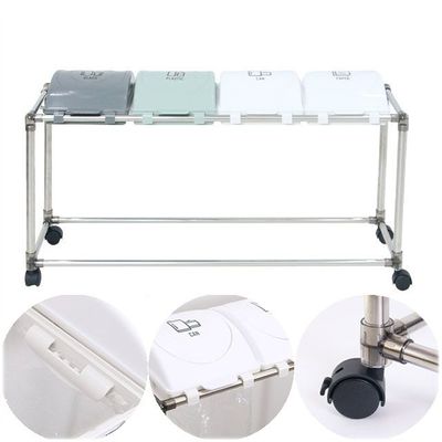 색상혼합 미니 분리수거 4구 (스티커 포함)(WDD2E84)