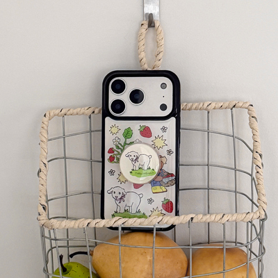 strawberry farm gummy [블랙 에폭시 범퍼케이스]