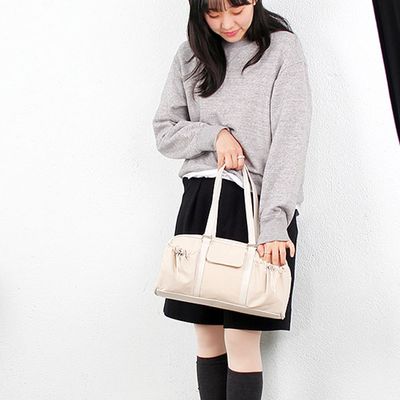 혜명몰 스트링 슬림한 무지 숄더백 G10802 패션에코백 가벼운쇼퍼백 여성캐주얼가방 여성숄더백 캔버스에코(WFPA4XU)
