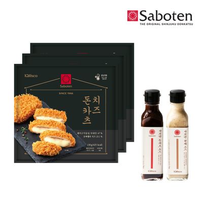 사보텐 모짜렐라돈카츠 3봉+소스2개(돈카츠,참깨)