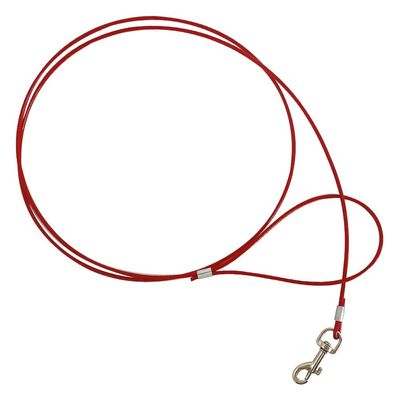 [와인앤쿡]소형견 산책줄 와이어 리드줄