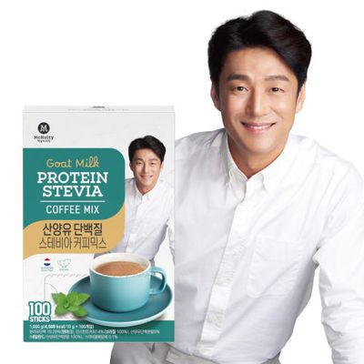 [맥널티] 산양유 단백질 스테비아 커피믹스 100개입