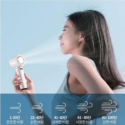 손선풍기 휴대간편 접이식 선풍기 냉각  미니핸디   L