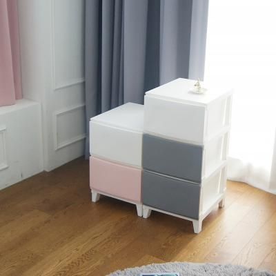 아이비 플라스틱 서랍장 3단